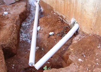 Κατασκευή δικτύου αποχέτευσης στο Μαυροδένδρι