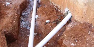 Κατασκευή δικτύου αποχέτευσης στο Μαυροδένδρι