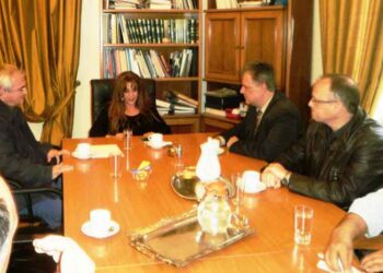 Συνάντηση εργασίας της Γ. Γραμματέα για την πορεία των έργων στην Εγνατία και θέματα πολιτικής προστασίας