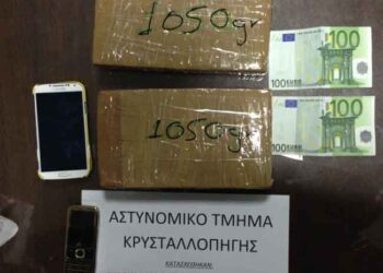 Κρυσταλλοπηγή Φλώρινας: Σύλληψη δύο αλλοδαπών γυναικών για εισαγωγή, μεταφορά και κατοχή ναρκωτικών ουσιών