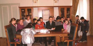 Επίσκεψη του 2ου Δημοτικού Σχολείου Κρόκου στο δήμαρχο Κοζάνης