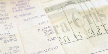 Ποινή 22% για λιγότερες αποδείξεις