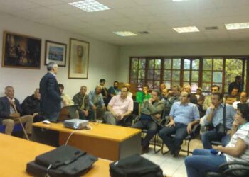Ενημερωτική συνάντηση στον Πολύμυλο για το εθνικό πρόγραμμα αντιχαλαζικής προστασίας με εναέρια μέσα