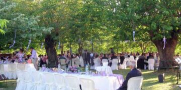 Γάμος στο Καταπράσινο Πολύφυτο