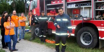 Εκπαίδευση με την Πυροσβεστική