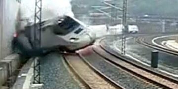 Ισπανία σιδηροδρομικό δυστύχημα: Υπό έρευνα ο μηχανοδηγός (video)