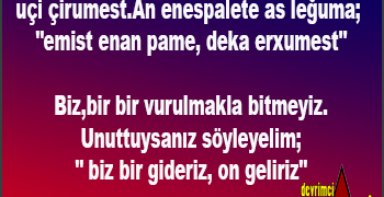 Ένα μήνυμα με νόημα, από τον Επαναστατικό Πόντο