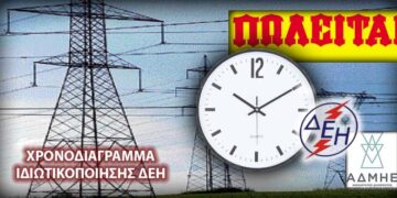 Tο 2014 πωλείται το δίκτυο (ΑΔΜΗΕ), το 2015 η μικρή ΔΕΗ και το 2016 η μεγάλη