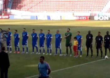 Ο Εθνικός Ύμνος της Ελλάδας στο γήπεδο της Τραπεζούντας! Δείτε το βίντεο