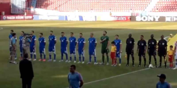 Ο Εθνικός Ύμνος της Ελλάδας στο γήπεδο της Τραπεζούντας! Δείτε το βίντεο
