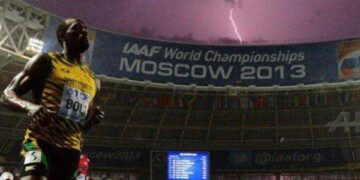 Φωτογραφία μυστήριο κατά τον τερματισμό του Μπολτ