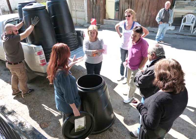 Διανομή κάδων κομποστοποίησης στο Δήμο Nεστορίου από τη ΔΙΑΔΥΜΑ ΑΕ