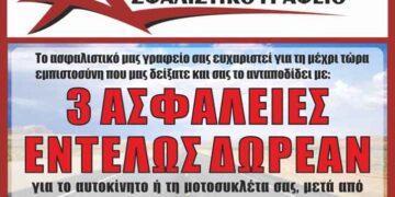 Οι τυχεροί του διαγωνισμού του ασφαλιστικού γραφείου “Αλίτση Δόμνα”