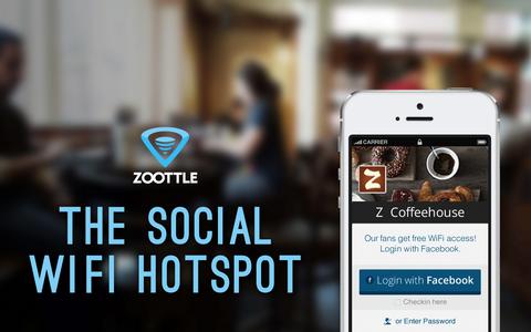Zoottle: Δωρεάν WiFi μέσω Facebook