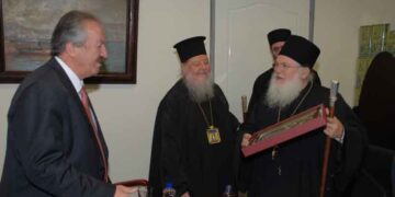 Στο Δήμαρχο Φλώρινας ο Ηγούμενος της Ι. Μόνης Βατοπεδίου, Εφραίμ