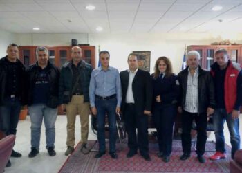 Με τον περιφερειάρχη συναντήθηκαν οι αστυνομικοί της Ένωσης Π.Ε. Κοζάνης