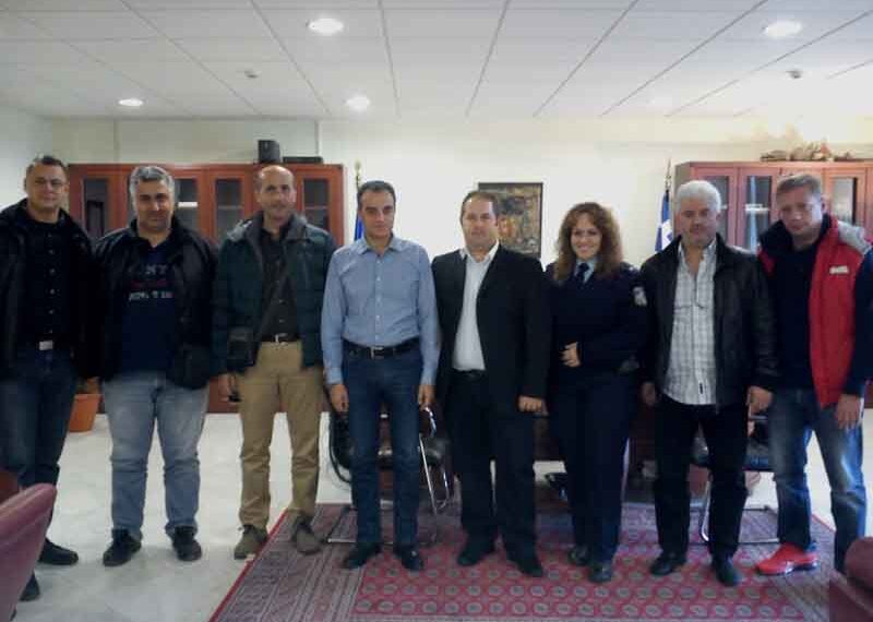 Με τον περιφερειάρχη συναντήθηκαν οι αστυνομικοί της Ένωσης Π.Ε. Κοζάνης