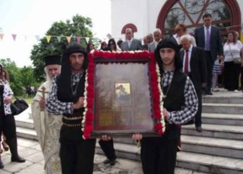 Τα λείψανα του Αγίου Γεωργίου στην Ιερά Μονή Αγίου Γεωργίου Περιστερεώτα