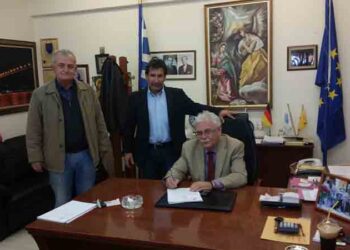 Υπογραφή σύμβασης για τα κατολισθητικά φαινόμενα σε οικισμούς του Βοΐου