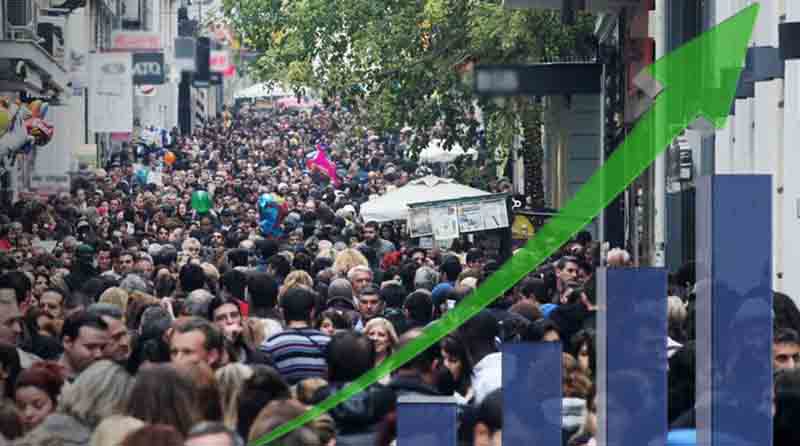 Αύξηση 1,7% του ΑΕΠ για πρώτη φορά μετά από έξι χρόνια