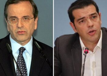 Σύγκρουση Σαμαρά-Τσίπρα για το χρέος, με το βλέμμα στην προεδρική εκλογή