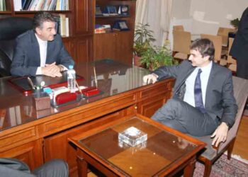 Στον Δήμαρχο Γρεβενών ο Κυριάκος Μητσοτάκης