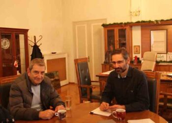 Συνάντηση Δημάρχου Κοζάνης με τον Διευθυντή ΕΚΑΒ Δυτικής Μακεδονίας