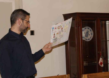 Το 17ο Κλασικό Νηπιαγωγείο επισκέφθηκε τον δήμαρχο Κοζάνης