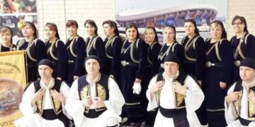 «Μάγεψαν» το Στάδιο Ειρήνης και Φιλίας, οι χορευτές του Συλλόγου Λεχοβιτών