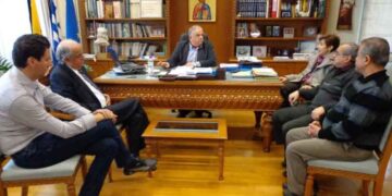 Τον Αντιπεριφερειάρχη Κοζάνης επισκέφθηκε το νέο Δ.Σ. της Ευξείνου Λέσχης Κοζάνης