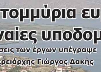 2,5 εκατομμύρια ευρώ για λιμναίες υποδομές