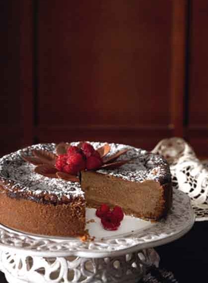 Cheesecake με σοκολάτα και καφέ