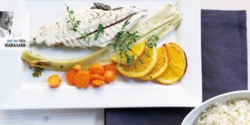 Τσιπούρες φούρνου αρωματισμένες με πορτοκάλι