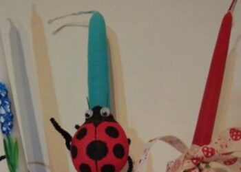 Έργα χειρός! Οι πασχαλινές λαμπάδες της Τούλας Χαριτίδου