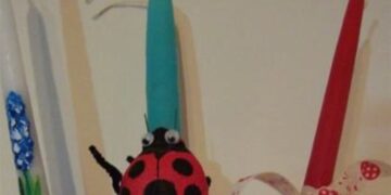 Έργα χειρός! Οι πασχαλινές λαμπάδες της Τούλας Χαριτίδου