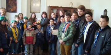 Ευχές για το Πάσχα με τους προσκόπους αντάλλαξε η Δήμαρχος Εορδαίας