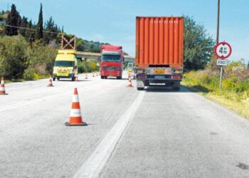 Εργοτάξια ξανά στις εθνικές οδούς έπειτα από 3 χρόνια