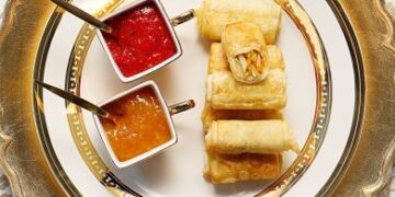 Μεσογειακά spring rolls (Ρολάκια λαχανικών)