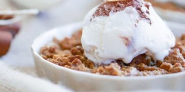Apple crumble