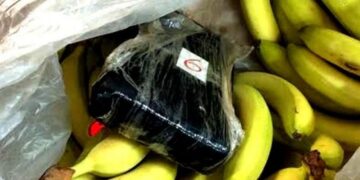 Βρήκαν 17 κιλά κοκαΐνης μέσα σε μπανάνες