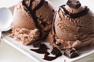 Frozen yogurt με σοκολάτα