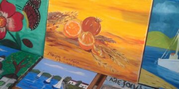 Έκθεση ζωγραφικής στο εργαστήρι της Τούλας Χαριτίδου στην Πτολεμαΐδα