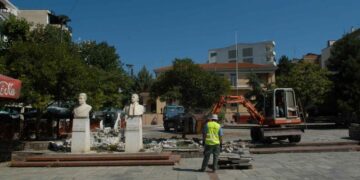 Διευκρινίσεις για το έργο ανακατασκευής της κεντρικής πλατείας της Κοζάνης