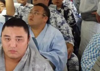 Η πιο «στριμωγμένη» πτήση -29 παλαιστές του σούμο σε ένα αεροπλάνο [εικόνες]