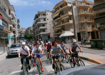 Ποδηλατοβόλτα το απόγευμα στην Κοζάνη