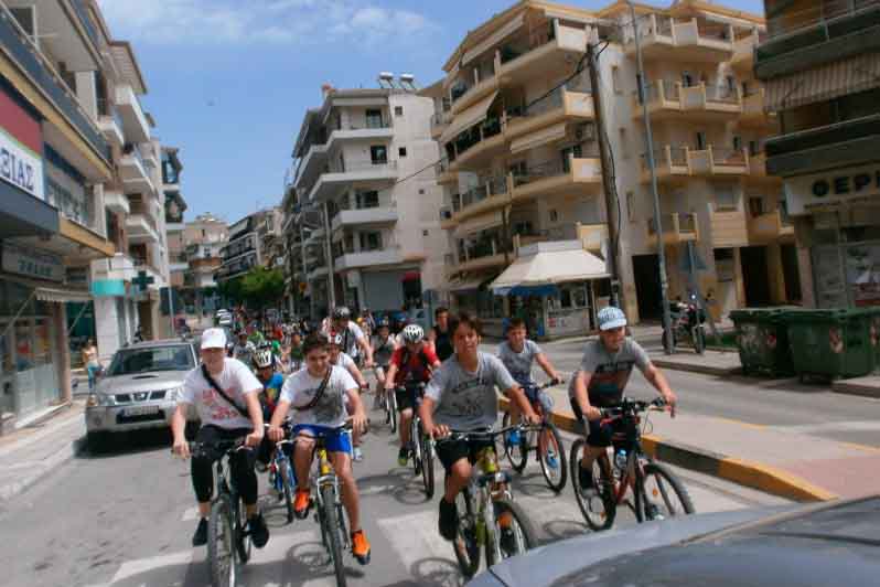 Ποδηλατοβόλτα το απόγευμα στην Κοζάνη