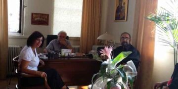 Συνάντηση κλιμακίου του ΣΥΡΙΖΑ με το Δήμαρχο και εργαζόμενους του Δήμου Βοΐου