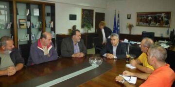 Συνάντηση του αντιπεριφερειάρχη Π.Ε. Φλώρινας με τον πρόεδρο και το Δ.Σ. του ΕΒΕ Φλώρινας