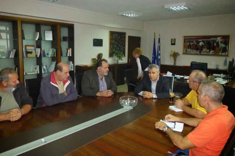 Συνάντηση του αντιπεριφερειάρχη Π.Ε. Φλώρινας με τον πρόεδρο και το Δ.Σ. του ΕΒΕ Φλώρινας