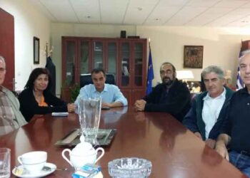 Συνάντηση κλιμακίου του ΣΥΡΙΖΑ με τον Περιφερειάρχη κ. Καρυπίδη